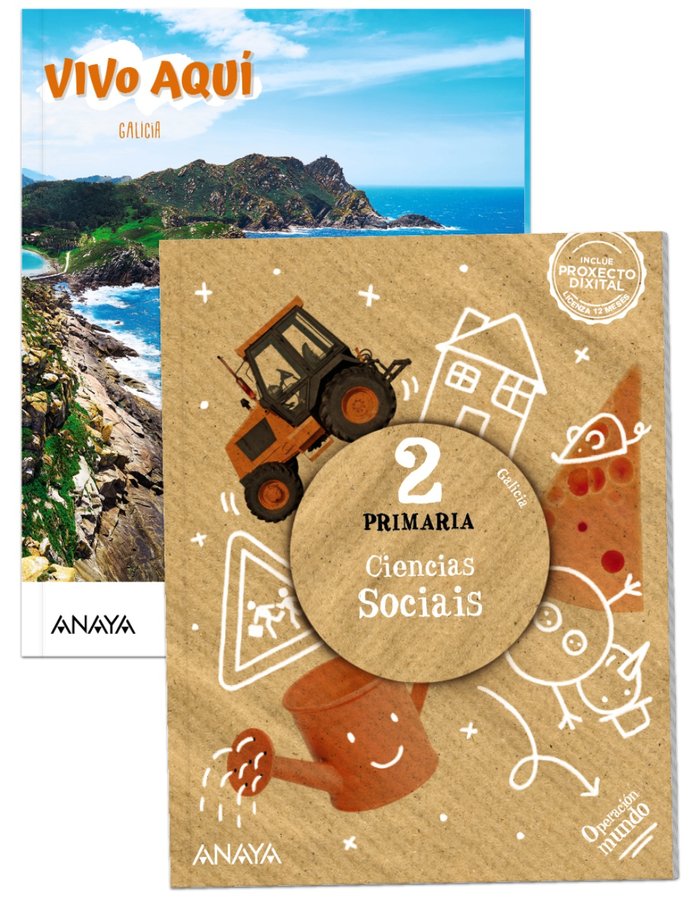 CIENCIAS SOCIAIS 2º de Primaria GALICIA OPERAC,MUNDO 22 | BUSTOS JIMENEZ, ANTONIO/CASCANTE MIGUELE | 9788414317259 (Anaya Texto)