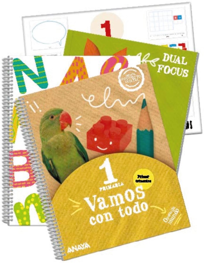 VAMOS CON TODO 1oEP 1oTRIM ANDALUCIA+LECTOESC+MATE 23 | AA,VV | 9788414317327 (Anaya Texto) Imagen principal del producto