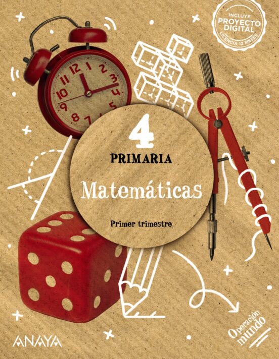 ✅ MATEMÁTICAS 4º EDUCACION PRIMARIA VV.AA. ANAYA - 9788414319802 Imagen principal del producto