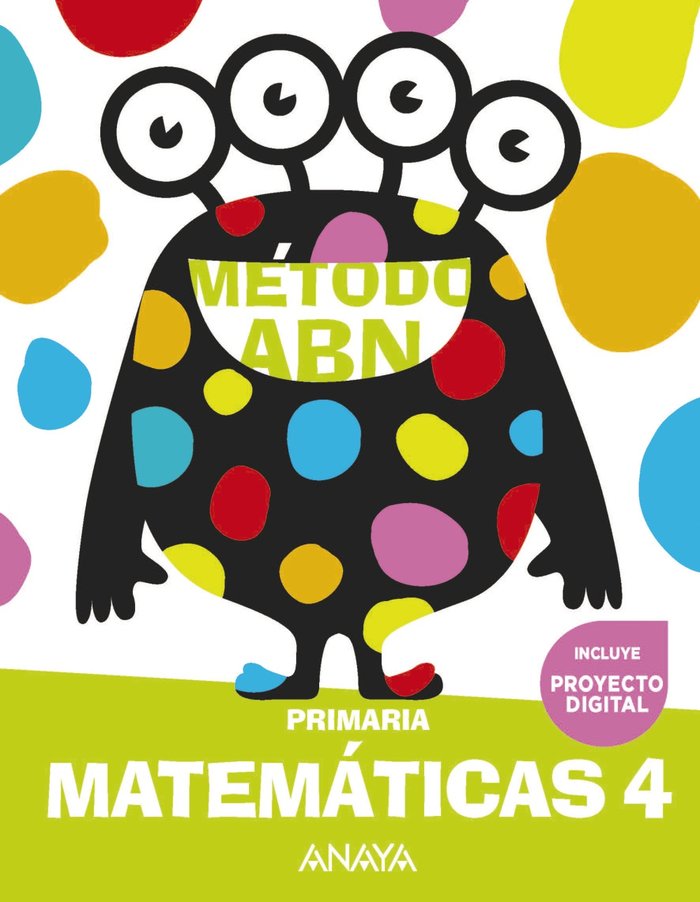 Matemáticas ABN 4 | Varios autores | 9788414320204 (Anaya Texto) Imagen principal del producto
