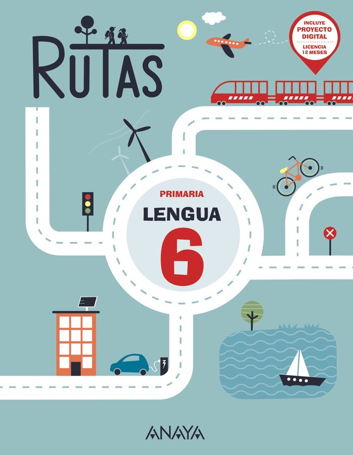 Lengua 6. RUTAS | Varios autores | 9788414321799 (Anaya Texto) Imagen principal del producto