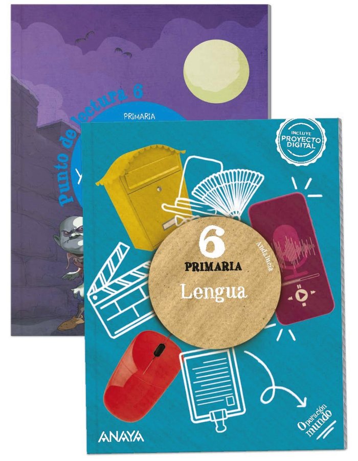Lengua 6. (Incluye Punto de lectura 6.) | Varios autores | 9788414321928 (Anaya Texto)