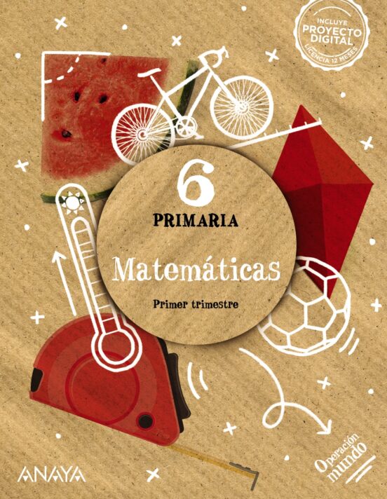 ✅ MATEMÁTICAS 6º EDUCACION PRIMARIA VV.AA. ANAYA - 9788414322345 Imagen principal del producto