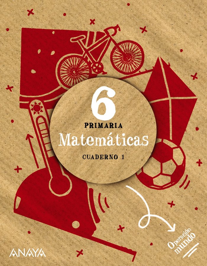 Matemáticas 6. Cuaderno 1 | Varios autores | 9788414322369 (Anaya Texto) Imagen principal del producto