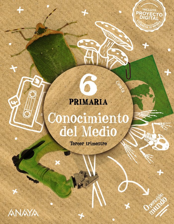 Conocimiento del medio 6 | Varios autores | 9788414323007 (Anaya Texto) Imagen principal del producto