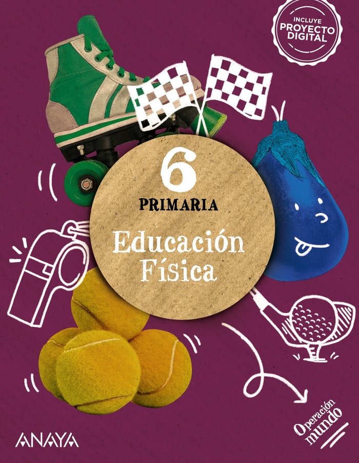 Educación Física 6 | Varios autores | 9788414324301 (Anaya Texto) Imagen principal del producto