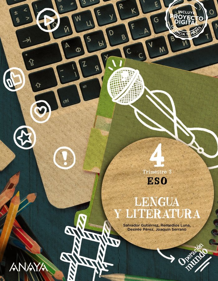 Lengua y Literatura 4 | Varios autores | 9788414324431 (ANAYA TEXTO)