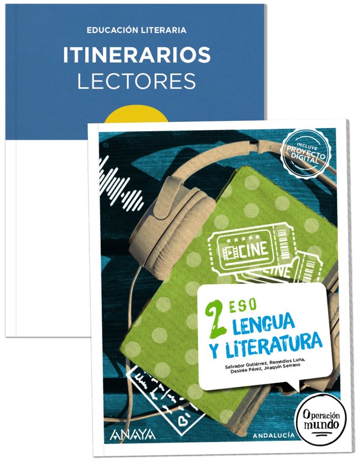 Lengua y Literatura 2. + Itinerarios lectores | Varios autores | 9788414324479 (ANAYA TEXTO)