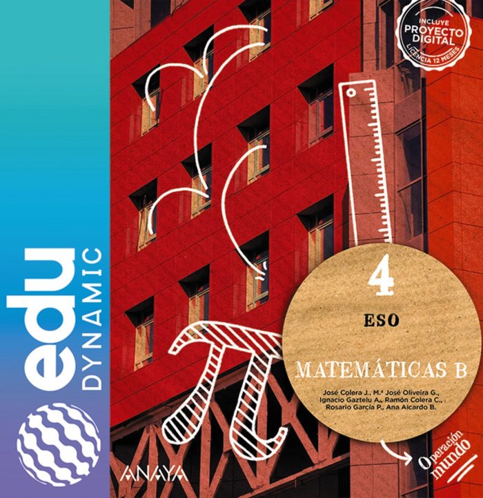 Matemáticas B 4 | Varios autores | 9788414324998 (ANAYA TEXTO)