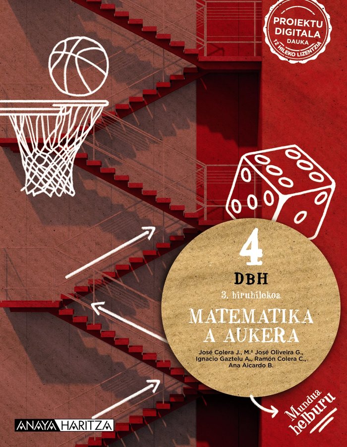 Matematika A 4 | Varios autores | 9788414325391 (ANAYA TEXTO) Imagen principal del producto