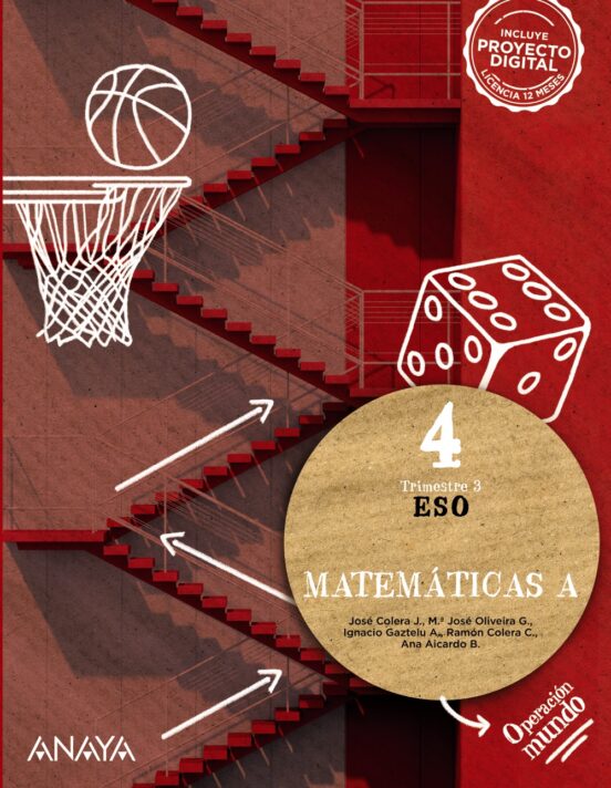 ✅ MATEMÁTICAS A 4º ESO VV.AA. ANAYA - 9788414325513 Imagen principal del producto