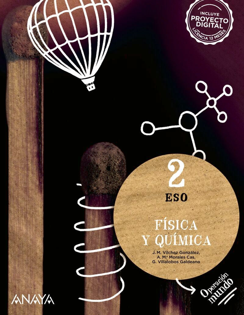 FÍSICA Y QUÍMICA 2º ESO VV.AA. ANAYA - 9788414325872 Imagen principal del producto