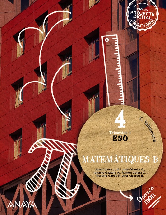 Matemàtiques B 4 | Varios autores | 9788414328231 (ANAYA TEXTO)