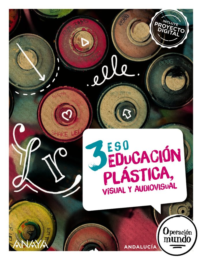 Educación Plástica, Visual y Audiovisual 3. (Opción no fungible) | Anaya Educación | 9788414328507 (ANAYA TEXTO) Imagen principal del producto