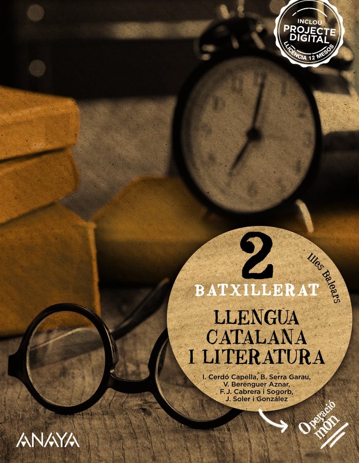 ✅ LLENGUA CATALANA I 2ºBACH BALEARS OPERAC,MUNDO 23 I BERENGUER AZNAR, VICENT/CABRERA I SOGORB I ANAYA TEXTO I 9788414329511