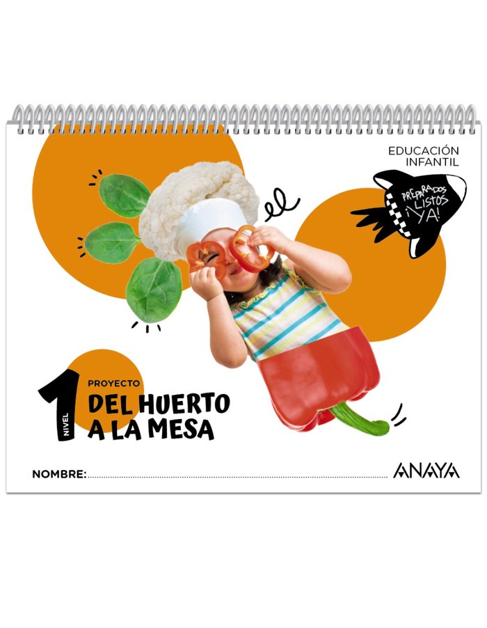 DEL HUERTO A LA MESA NIVEL 1 24 | Varios Autores | 9788414337448 (Anaya Texto) Imagen principal del producto