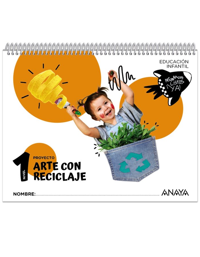 ARTE CON RECICLAJE NIVEL 1 24 | Varios Autores | 9788414337806 (Anaya Texto) Imagen principal del producto