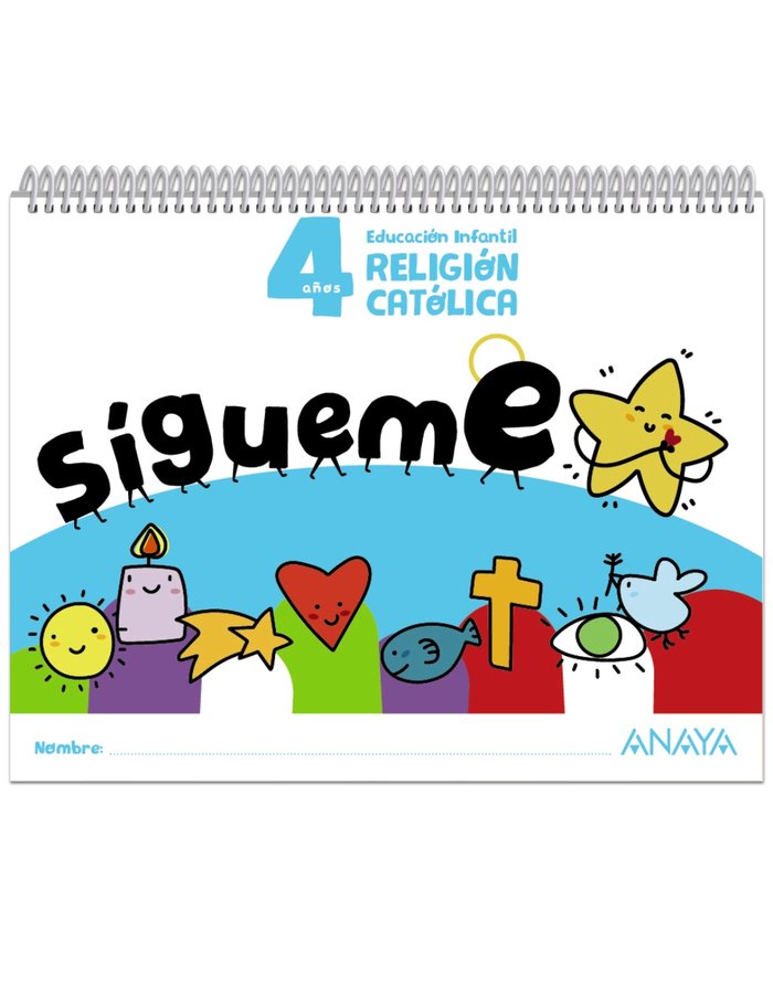 SIGUEME RELIGION CATOLICA EI 4AÑOS 24 | AA,VV | 9788414338247 (Anaya Texto) Imagen principal del producto