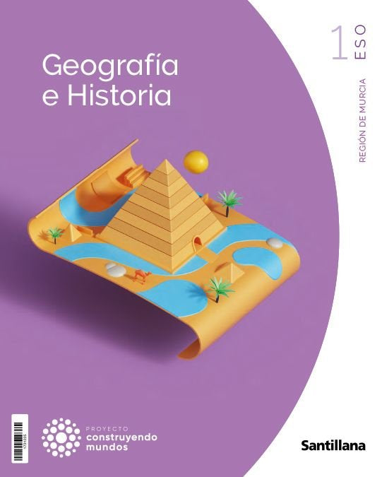 1ºESO GEOGRAFIA E HISTORIA MURCIA CONSTRUYENDO MUNDOS | Varios autores | 9788414402283 (SANTILLANA) Imagen principal del producto