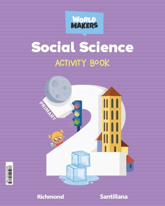 SOCIAL SCIENCE 2º de Primaria WB 23 WORLD MAKERS | AA,VV | 9788414405086 (Santillana) Imagen principal del producto