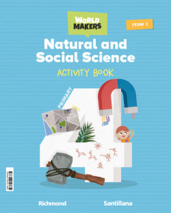 Natural & Social Science 4º Primary Workbook. World Makers 2023 (Santillana) - 9788414406335