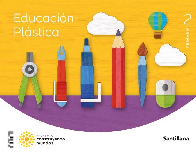 PLASTICA 2º de Primaria 23 CONSTRUYENDO MUNDOS | AA,VV | 9788414408094 (Santillana)