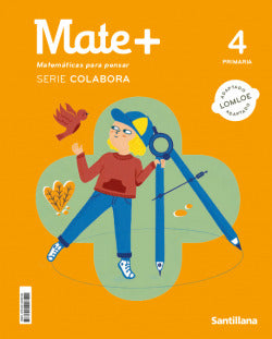 Mate+ 4ºprimaria. Serie Colabo | SANTILLANA | 9788414408100 Imagen principal del producto