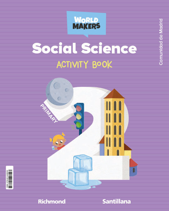 Social Science 2º EP WB Madrid 23 World Makers (Santillana) - 9788414408223
