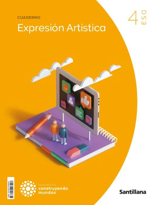 CUADERNO EXPRESION ARTISTICA 4ºESO CONSTRUYENDO MUNDOS | Varios autores | 9788414408407 (SANTILLANA) Imagen principal del producto