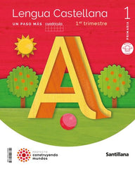 LENGUA 1oEP PASO MAS M,LIGERA CUADRICULA 23 CONSTR,MUNDOS | AA,VV | 9788414408629 (Santillana)