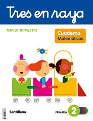 MATEMATICAS CUADERNO 3 2º de Primaria 23 TRES EN RAYA | AA,VV | 9788414408667 (Santillana)