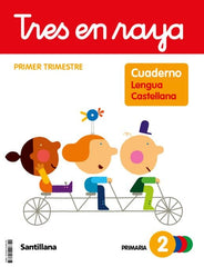LENGUA CUADERNO 1 2º de Primaria PAUTA 23 TRES EN RAYA | AA,VV | 9788414408742 (Santillana)