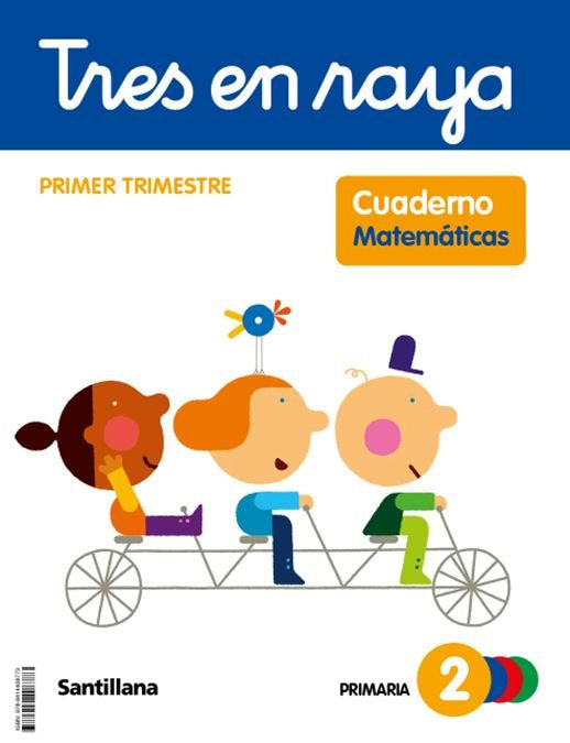 MATEMATICAS CUADERNO 1 2º de Primaria 23 TRES EN RAYA | AA,VV | 9788414408773 (Santillana) Imagen principal del producto