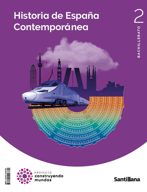 ✅ HISTORIA ESPAÑA CONTEMPORANEA 2ºBACH 23 CONSTRUYENDO MUNDOS - 9788414408780 Imagen principal del producto