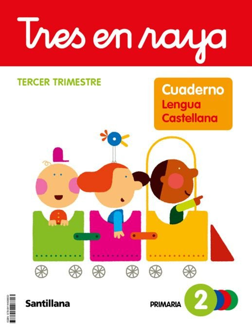 LENGUA CUADERNO 3 2º de Primaria PAUTA 23 TRES EN RAYA | AA,VV | 9788414408803 (Santillana)