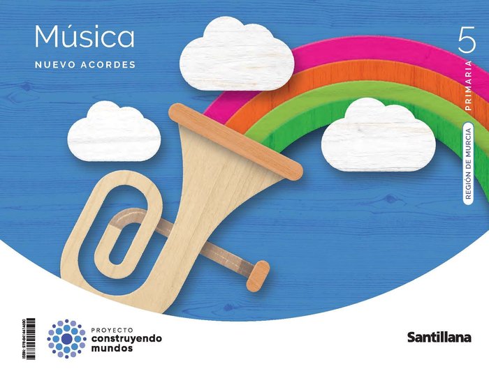 Música 5º EP Murcia 24 Nuevo Acordes (Santillana) - 9788414414590