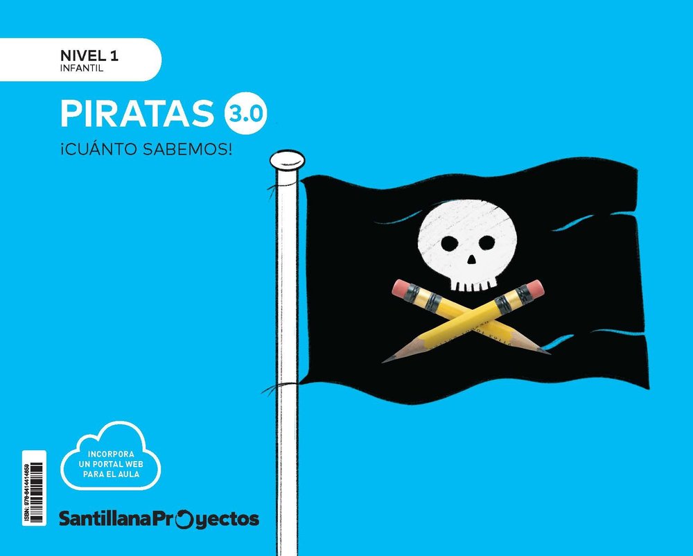 CUANTO SABEMOS 3,0 1 LOS PIRATAS 3AÑOS 24 | Varios Autores | 9788414414859 (Santillana) Imagen principal del producto