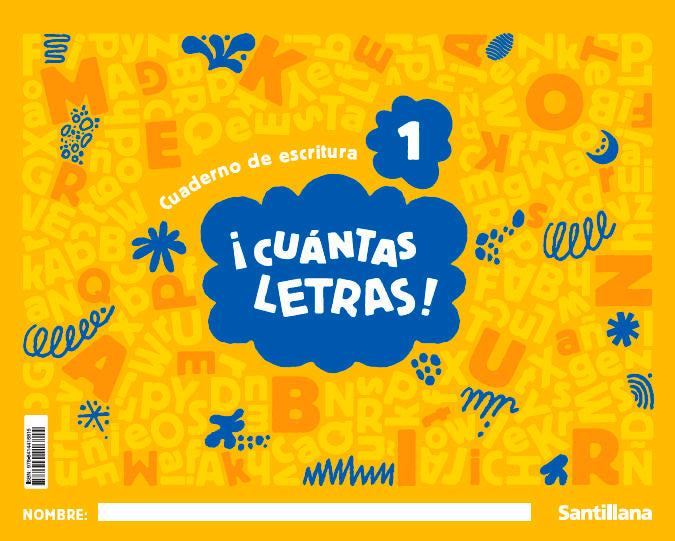 CUANTAS LETRAS NIVEL 1 3 AÑOS 25 MIS LETRAS | Varios Autores | 9788414416815 (Santillana) Imagen principal del producto