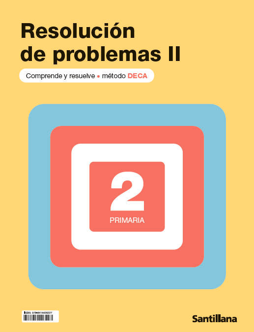 DECA II CUADERNO PROBLEMAS 2º de Primaria 25 | AA,VV | 9788414426227 (Santillana) Imagen principal del producto