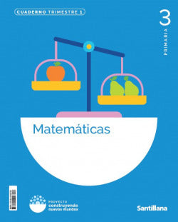 Cuaderno Matemáticas 1-3ºprima | SANTILLANA | 9788414426708 Imagen principal del producto
