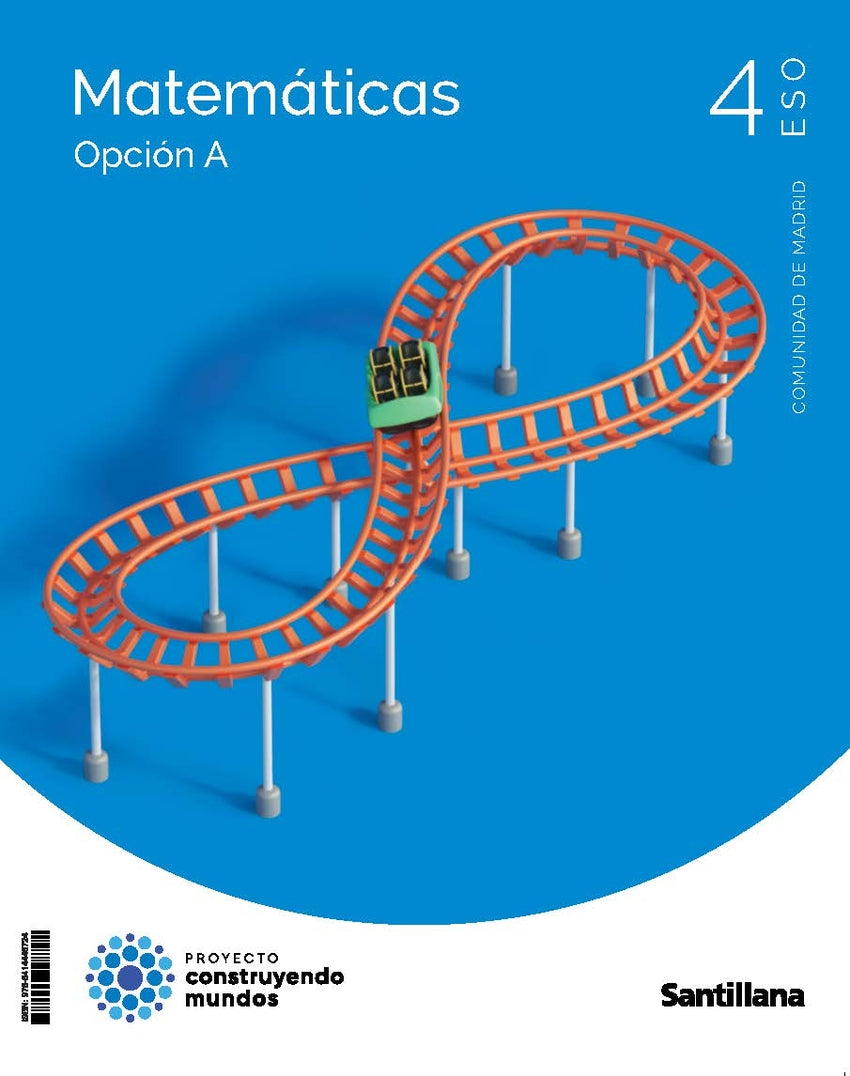Matemáticas A 4ºESO Madrid CM | Varios autores | 9788414448724 (SANTILLANA) Imagen principal del producto