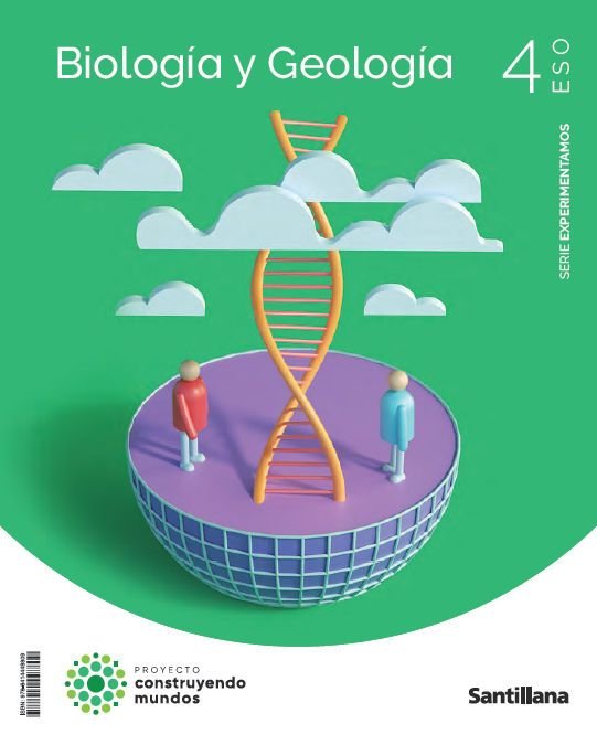BIOLOGIA Y GEOLOGIA 4ºESO EXPERIMENTAMOS CONSTRUYENDO MUNDOS SANTILLANA | Varios autores | 9788414448809 (SANTILLANA)