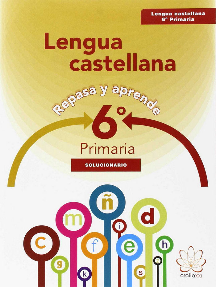 REPASA Y APRENDE. LENGUA 6o PRIMARIA. SOLUCIONARIO | Varios autores | 9788415121046 (Aralia Xxi) Imagen principal del producto