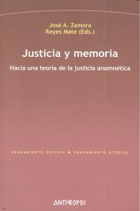 JUSTICIA Y MEMORIA - 9788415260172 Imagen principal del producto