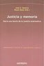 JUSTICIA Y MEMORIA - 9788415260172