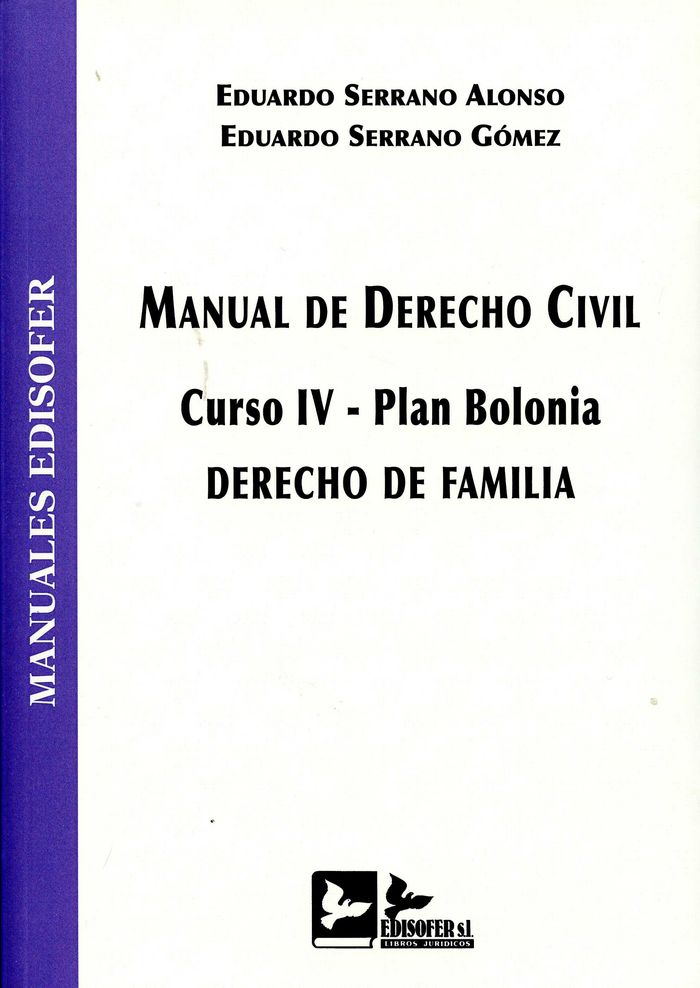 MANUAL DE DERECHO CIVIL CURSO IVPLAN BOLONIA - 9788415276456 Imagen principal del producto