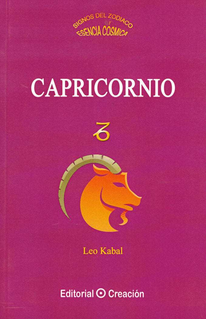 CAPRICORNIO I Kabal,Leo I Creacion Editorial I 9788415676355