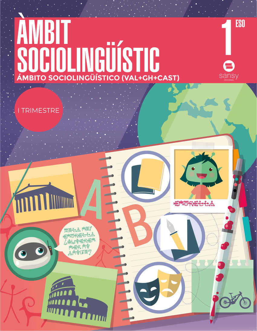 Ambit Sociolinguistic 1º Eso | SANSY | 9788415721871