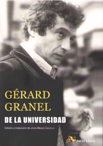 DE LA UNIVERSIDAD | GRANEL, GERARD | ARENA LIBROS | 9788415757368 Imagen principal del producto