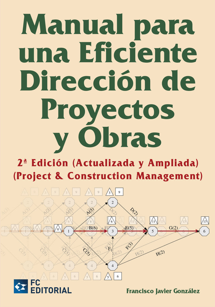MANUAL PARA UNA EFICIENTE DIRECCION DE PROYECTOS Y OBRAS | FRANCISCO JAVIER GONZALEZ | FUNDACION CONFEMETAL FC | 9788415781219 Imagen principal del producto